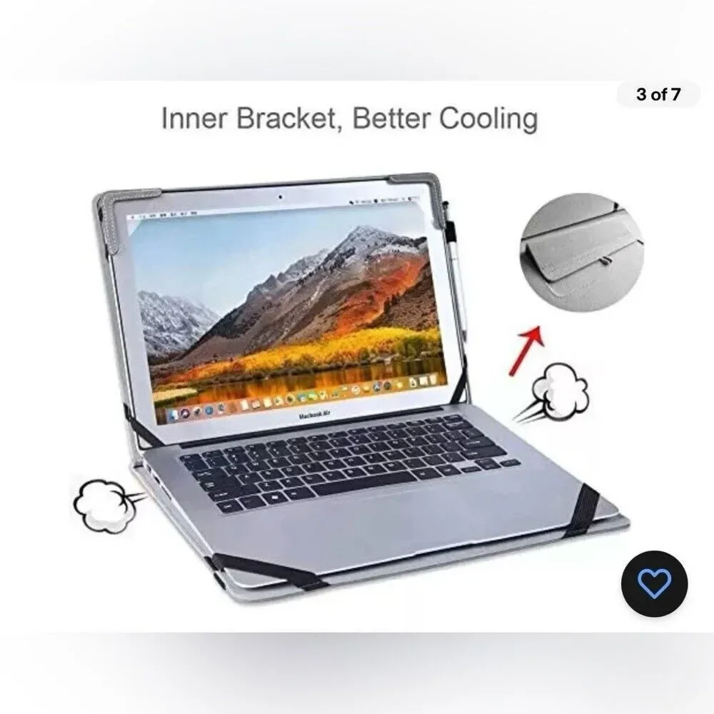 Beefed blue and brown case cover compatible‎ with Lenovo yoga